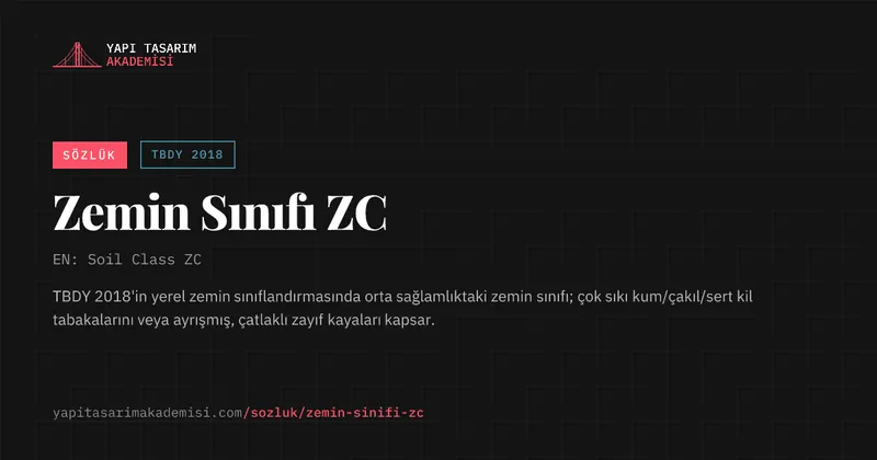 Zemin Sınıfı ZC