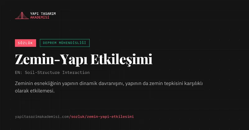 Zemin-Yapı Etkileşimi