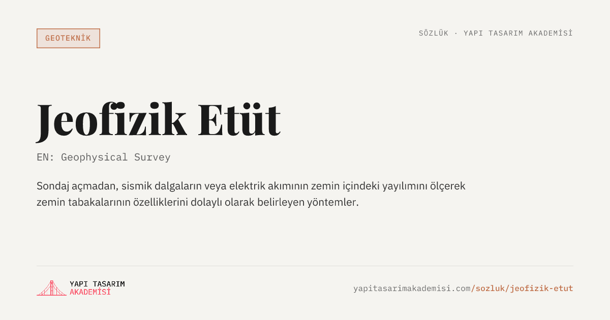Jeofizik Etüt